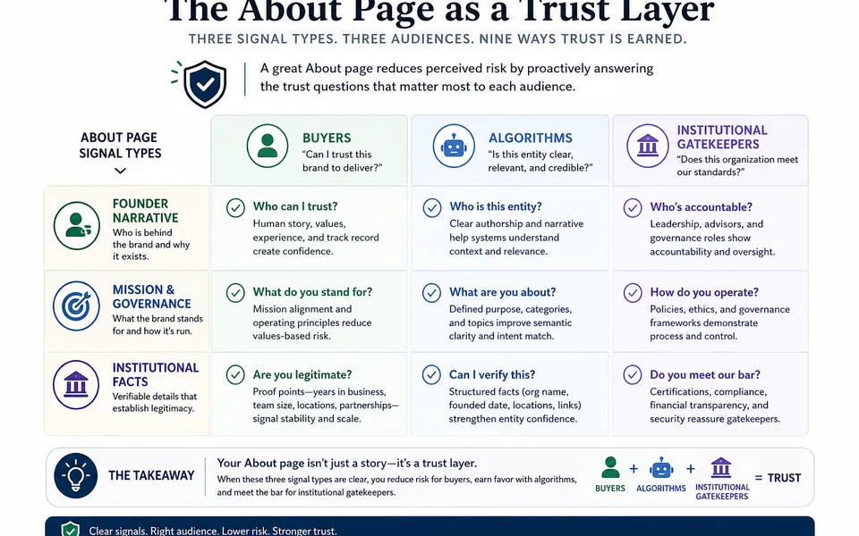 Why Your About Page Is a Trust Layer