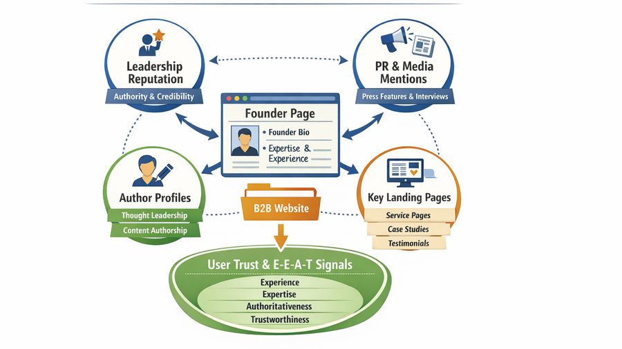 Founder Pages and E-E-A-T Signals