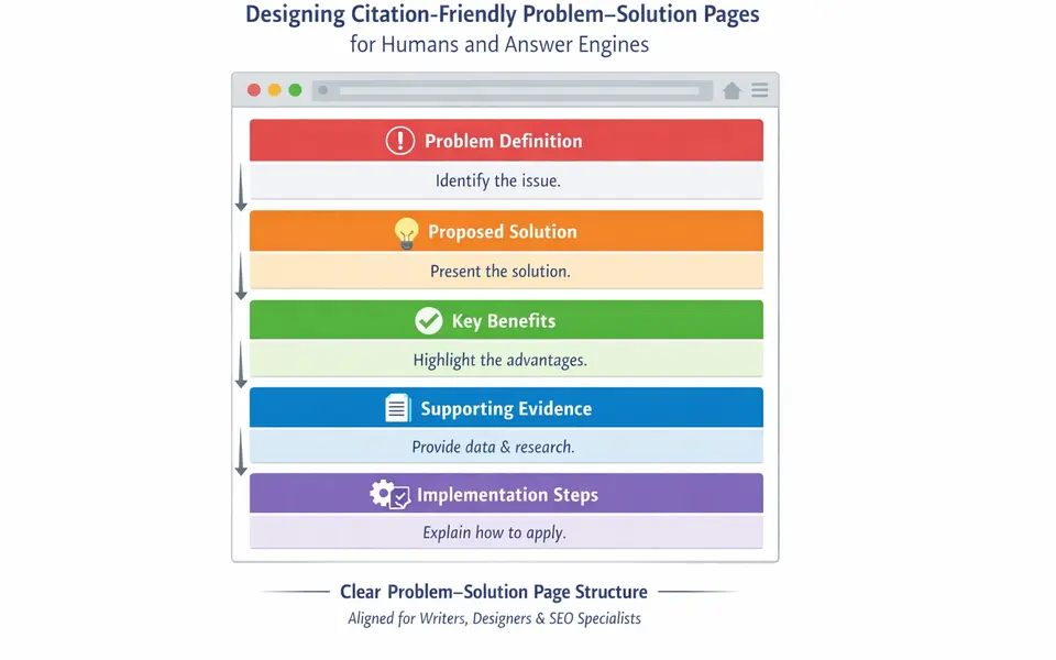 Problem-Solution Pages for Category Education