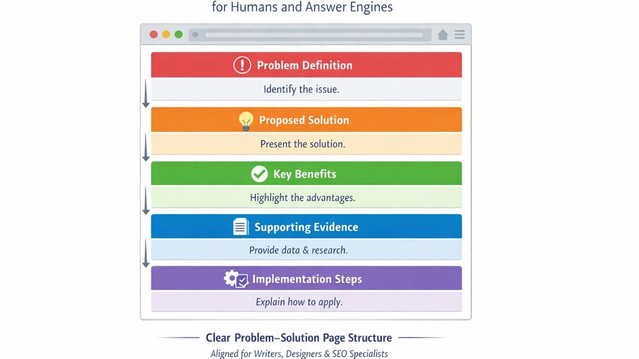 Problem-Solution Pages for Category Education