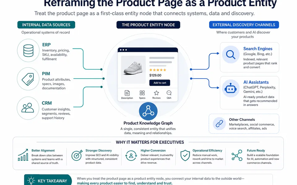 Product Pages as Entity Nodes