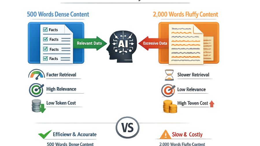 Semantic Density: Why 500 Words of Truth Beats 2,000 Words of Fluff