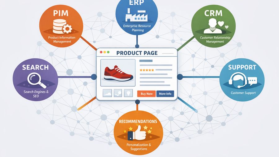 Product Pages as Entity Nodes
