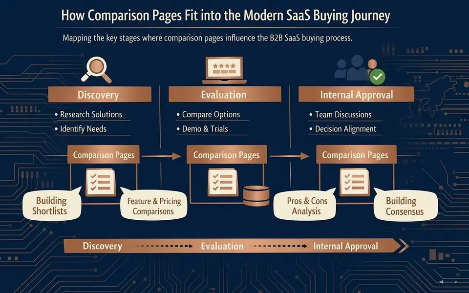 Comparison Pages for SaaS Buying Journeys
